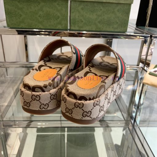 Gucci 2024SS Latest Limited Edition Thick Bottom Slippers ️️ Top Quality Available for Purchklq1ttie - Image 7