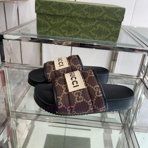 Gucci 24ss Spring/Summer New Couple's Slippers ️️ Super Comfortable Bare Leg Wear, Full Retu7v4xj64v - Image 3