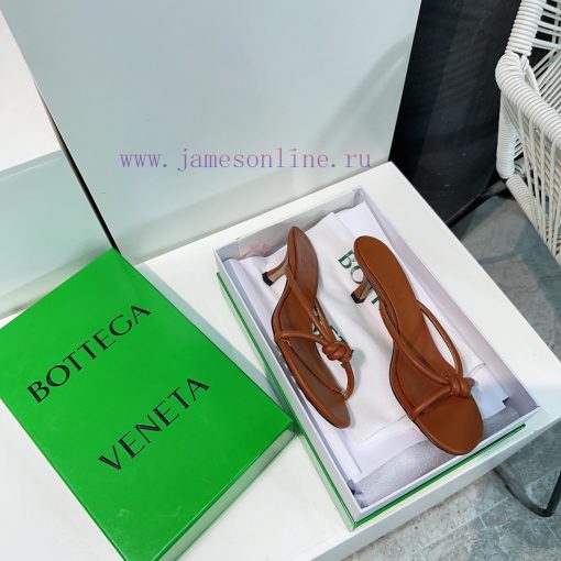 Bottega Veneta 24 Spring/Summer Easy Strap Cat Heel Slippers Sandals Ins&Xiaohongshu Many Ink6jj83pi - Image 5