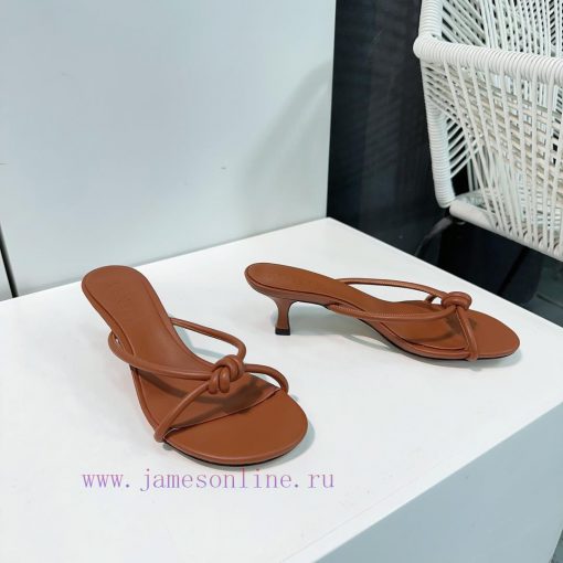 Bottega Veneta 24 Spring/Summer Easy Strap Cat Heel Slippers Sandals Ins&Xiaohongshu Many Ink6jj83pi - Image 8
