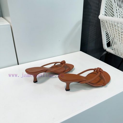 Bottega Veneta 24 Spring/Summer Easy Strap Cat Heel Slippers Sandals Ins&Xiaohongshu Many Ink6jj83pi - Image 9