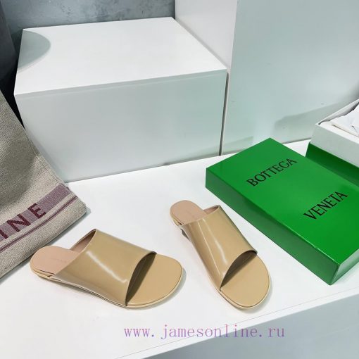 Bottega Veneta's 2024BV brand new deep mouth candy colored round toe round heel flat bottomeu3ywf1y4 - Image 9