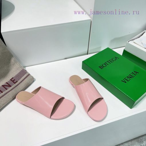 Bottega Veneta's 2024BV brand new deep mouth candy colored round toe round heel flat bottomegm3y6r9k