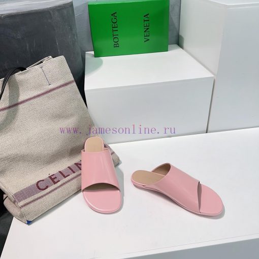 Bottega Veneta's 2024BV brand new deep mouth candy colored round toe round heel flat bottomegm3y6r9k - Image 9