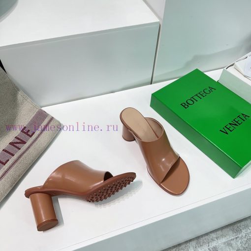 Bottega Veneta's 2024BV brand new deep mouth candy colored round toe round heel flat bottomethb917m5 - Image 3