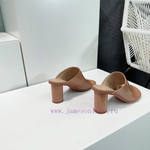 Bottega Veneta's 2024BV brand new deep mouth candy colored round toe round heel flat bottomethb917m5 - Image 8