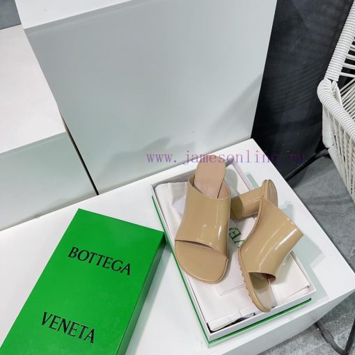 Bottega Veneta's 2024BV brand new deep mouth candy colored round toe round heel flat bottome6vpytupe - Image 6
