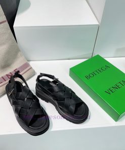 Bottega Veneta 24 Spring/Summer BV Knitted Upper Roman Sandals BV Popular Knitted Explosive lg1ziubl