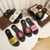 19818-2 Toribechi Flat Dragged Sandals, made of cowhide fabric, available in black, burgundyw7j35h4h