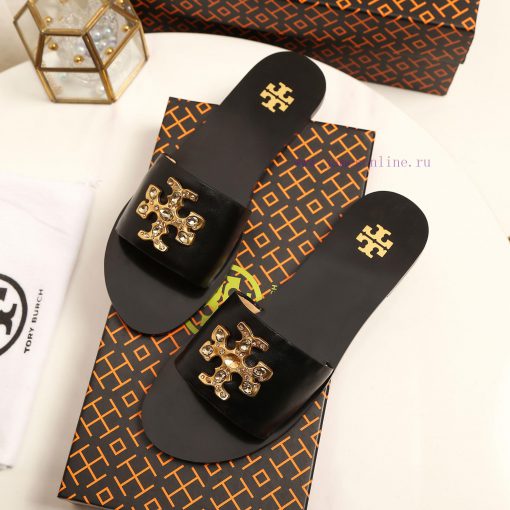 19818-2 Toribechi Flat Dragged Sandals, made of cowhide fabric, available in black, burgundy2b92ghqn - Image 10