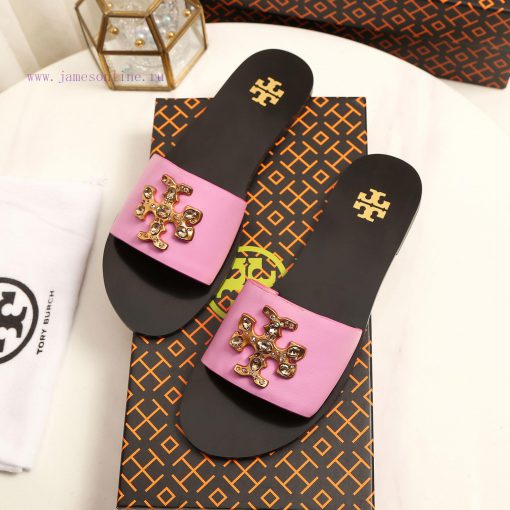 19818-2 Toribechi Flat Dragged Sandals, made of cowhide fabric, available in black, burgundy6xymp5lo - Image 5