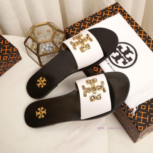 19818-2 Toribechi Flat Dragged Sandals, made of cowhide fabric, available in black, burgundy6spxqhqr - Image 4