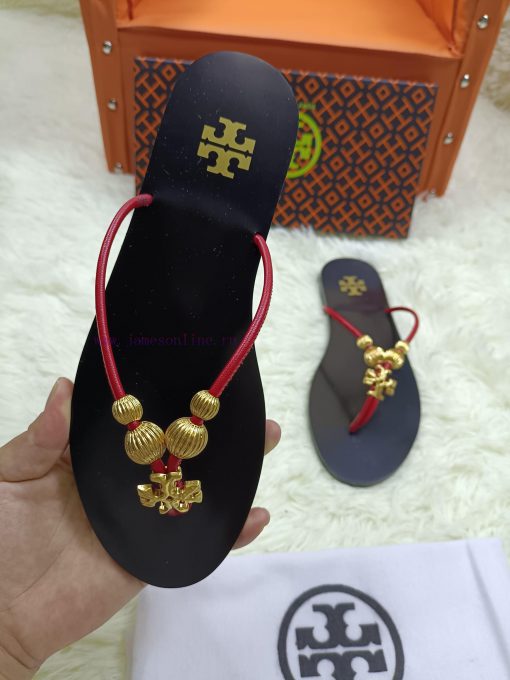 20612-3 Toribechi flat bottomed sandals, made of cowhide fabric, available in black, red, pi1d6jgsou - Image 3