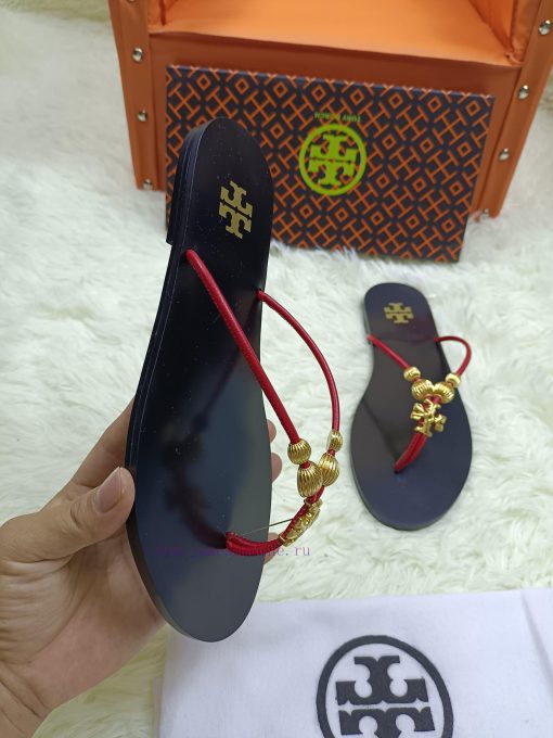 20612-3 Toribechi flat bottomed sandals, made of cowhide fabric, available in black, red, pi1d6jgsou - Image 4