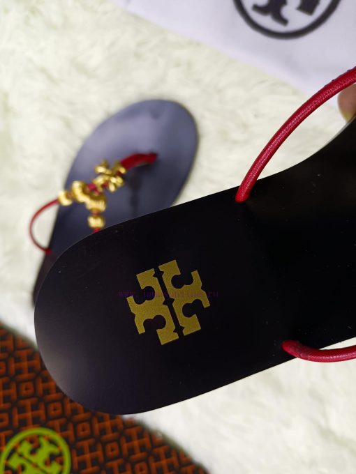 20612-3 Toribechi flat bottomed sandals, made of cowhide fabric, available in black, red, pi1d6jgsou - Image 5