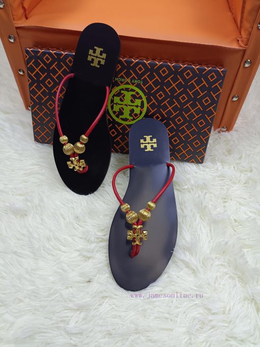 20612-3 Toribechi flat bottomed sandals, made of cowhide fabric, available in black, red, pi1d6jgsou - Image 9