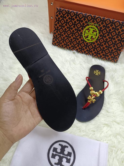 20612-3 Toribechi flat bottomed sandals, made of cowhide fabric, available in black, red, pi1d6jgsou - Image 10