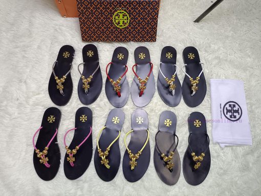 20612-3 Toribechi flat bottomed sandals, made of cowhide fabric, available in black, red, piktj4mehy - Image 2