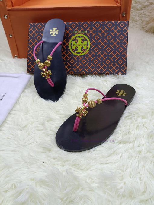 20612-3 Toribechi flat bottomed sandals, made of cowhide fabric, available in black, red, piktj4mehy - Image 7