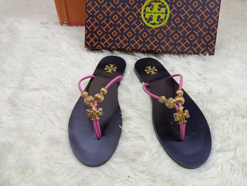 20612-3 Toribechi flat bottomed sandals, made of cowhide fabric, available in black, red, piktj4mehy - Image 10