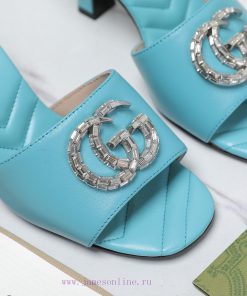 Original reproductionmostGucci 24ss Early Spring New Double G Crystal Diamond Buckle, Middle0rozzod7