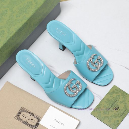 Original reproductionmostGucci 24ss Early Spring New Double G Crystal Diamond Buckle, Middle0rozzod7 - Image 9