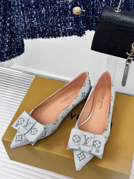 L * V Donkey 24S popular bow tieFlat sole shoe seriesThe shoe upper is made of customized cas3bz8g0a - Image 3