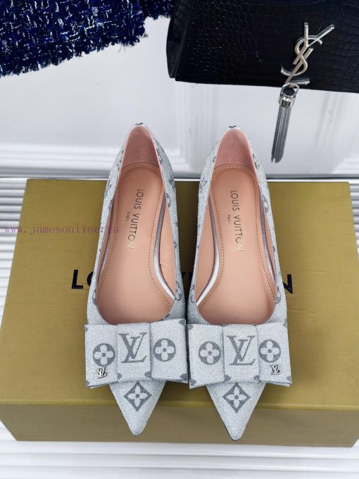 L * V Donkey 24S popular bow tieFlat sole shoe seriesThe shoe upper is made of customized cas3bz8g0a - Image 5