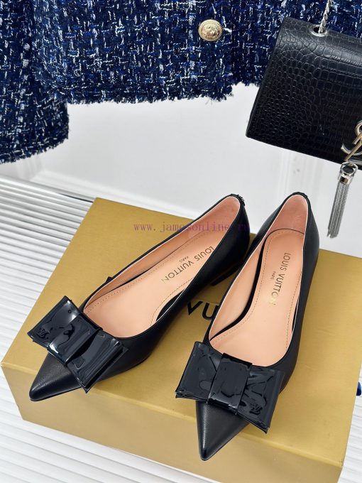 L * V Donkey 24S popular bow tieFlat sole shoe seriesThe shoe upper is made of customized cads61m69i - Image 3