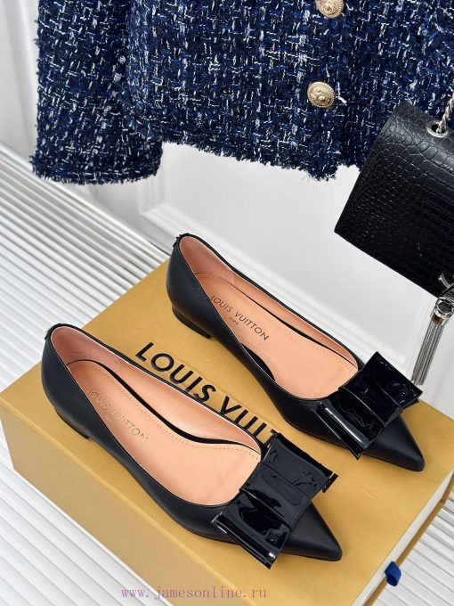 L * V Donkey 24S popular bow tieFlat sole shoe seriesThe shoe upper is made of customized cads61m69i - Image 4