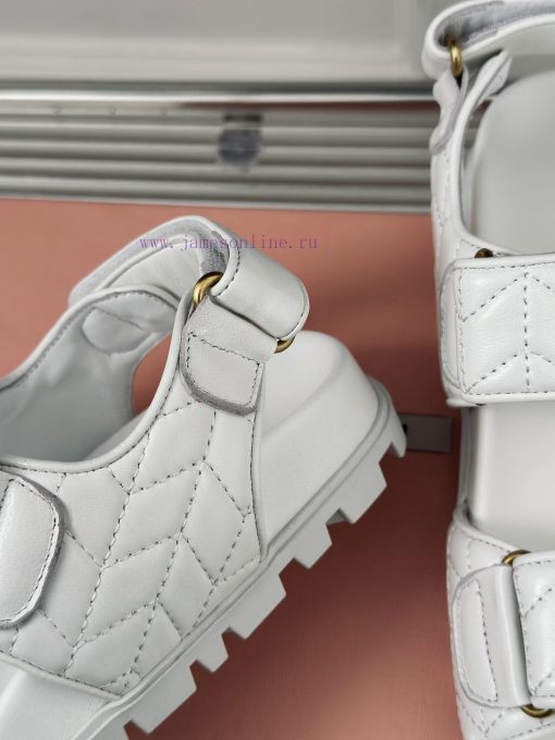 MIU MIU Classic Velcro Beach SandalsThis sandal is really cute. The upper foot is super soft0esgi1mv - Image 7