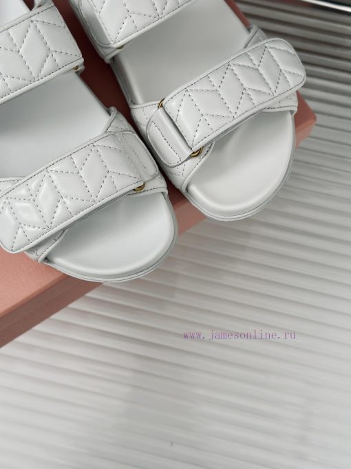 MIU MIU Classic Velcro Beach SandalsThis sandal is really cute. The upper foot is super soft0esgi1mv - Image 8