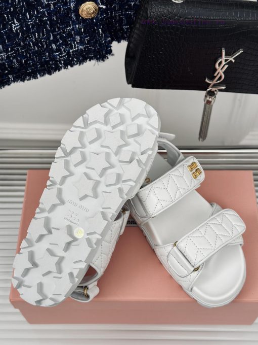 MIU MIU Classic Velcro Beach SandalsThis sandal is really cute. The upper foot is super soft0esgi1mv - Image 10