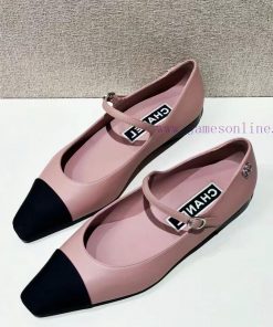 PeachChanel 24p Early Spring Mary Jane Shoes Small Square Head Single ShoesThe development phmz4lt7n