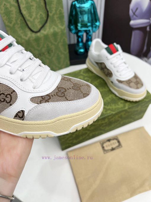 Gucci low-quality casual sports shoes, with top-notch oil edge craftsmanship, are a one-to-omx488b7m