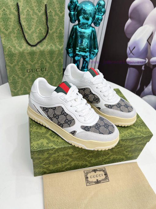 Gucci low-quality casual sports shoes, with top-notch oil edge craftsmanship, are a one-to-omzabqe9i - Image 6