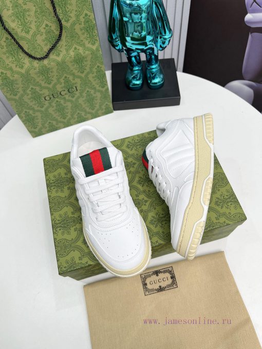Gucci low-quality casual sports shoes, with top-notch oil edge craftsmanship, are a one-to-oxfzx67uh - Image 8