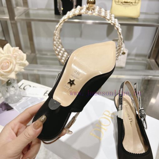 Top tierDior 2024 new season hollowed out carved Mary Jane pointed single shoesThe new Spect0l9ghyjb - Image 10