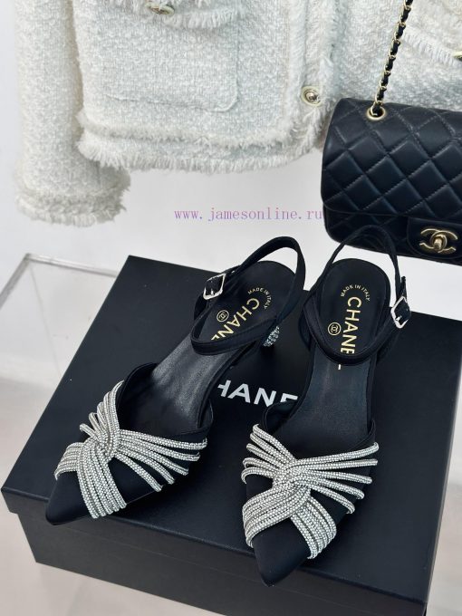 Chanel | Chanel 24c New ProductHigh heeled sandalsThe shoe upper is made of cowhide/special 1u55dc1g - Image 3