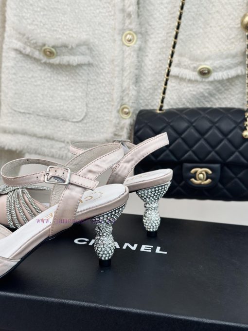 Chanel | Chanel 24c New ProductHigh heeled sandalsThe shoe upper is made of cowhide/special bzeb9e1w - Image 7