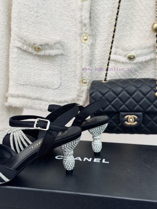 Chanel | Chanel 24c New ProductHigh heeled sandalsThe shoe upper is made of cowhide/special 1u55dc1g - Image 7
