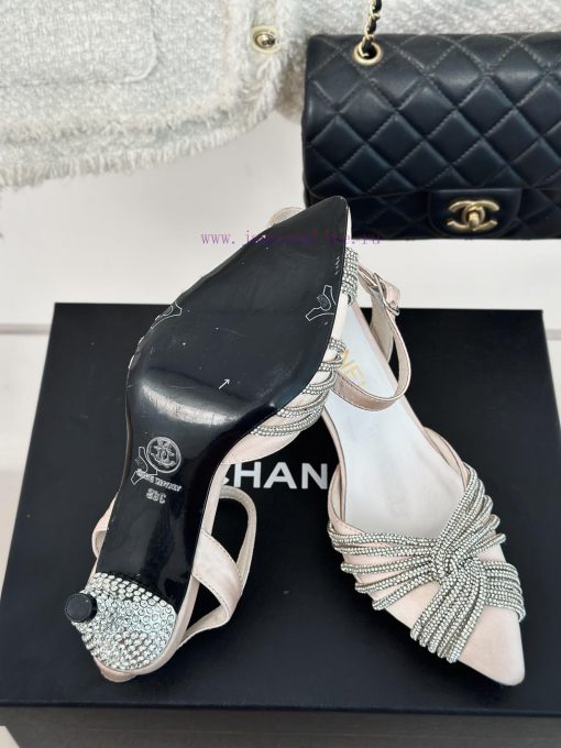 Chanel | Chanel 24c New ProductHigh heeled sandalsThe shoe upper is made of cowhide/special bzeb9e1w - Image 10
