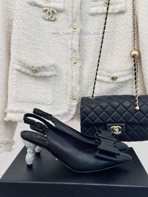 Chanel | Chanel 24c New ProductBow tie high-heeled sandalsThe shoe upper is made of importedq47gcpag
