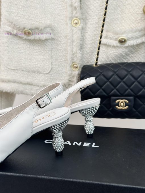 Chanel | Chanel 24c New ProductBow tie high-heeled sandalsThe shoe upper is made of importedvdjxtmza - Image 7