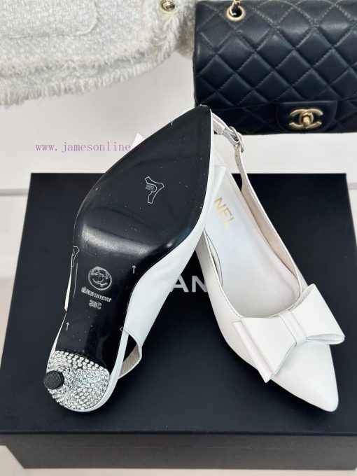Chanel | Chanel 24c New ProductBow tie high-heeled sandalsThe shoe upper is made of importedvdjxtmza - Image 10