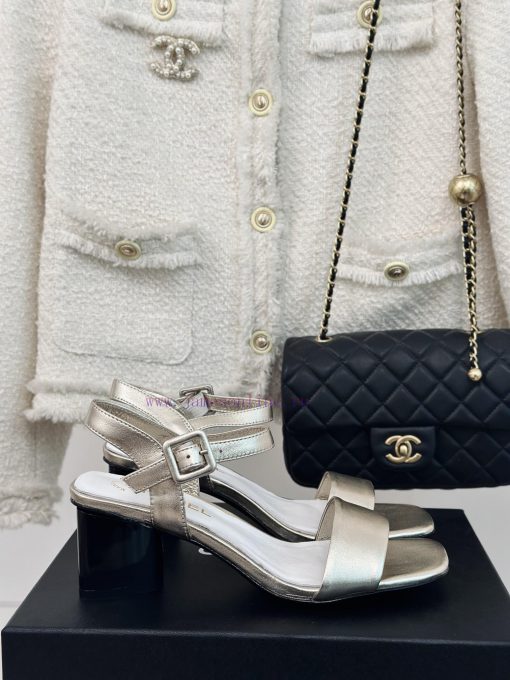 Chanel | Chanel 24c New ProductStraw sandals with thick heelsThe shoe upper is made of impor9rkp9tcs