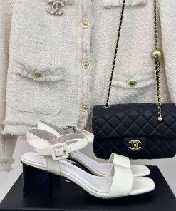 Chanel | Chanel 24c New ProductStraw sandals with thick heelsThe shoe upper is made of impor853czr9s