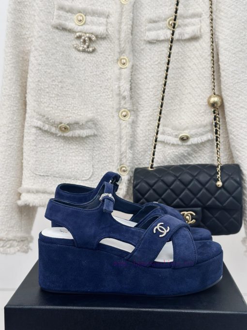 Chanel | Chanel 24C Spring/Summer New ProductsCross strap thick soled sandalsThis year, Grann39v3zog - Image 2