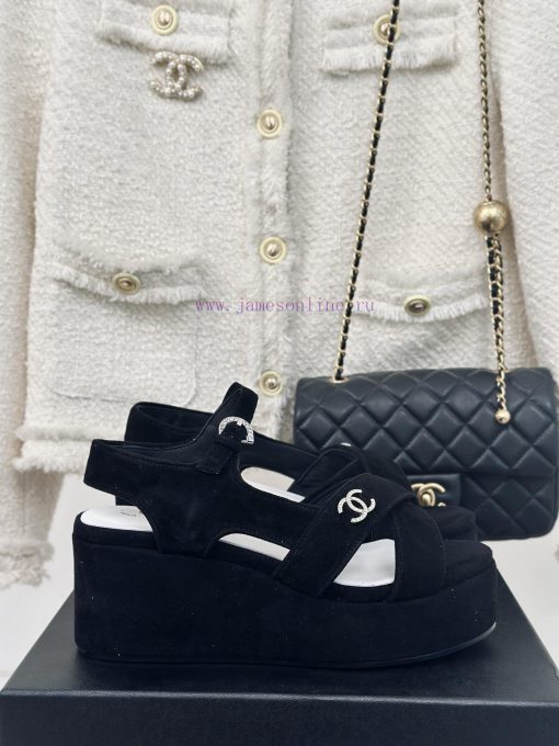 Chanel | Chanel 24C Spring/Summer New ProductsCross strap thick soled sandalsThis year, Gran4cdg7fo3 - Image 2