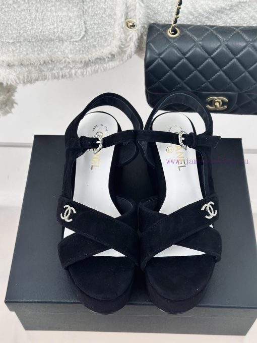 Chanel | Chanel 24C Spring/Summer New ProductsCross strap thick soled sandalsThis year, Gran4cdg7fo3 - Image 5